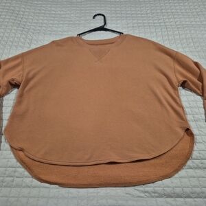 Lou & Grey Signaturesoft Plush Tan Sweatshirt